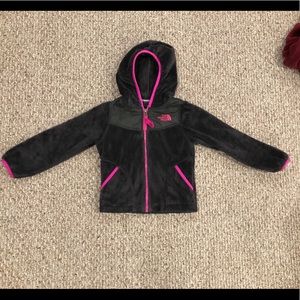 The North Face Girls Hooded fleece jacket